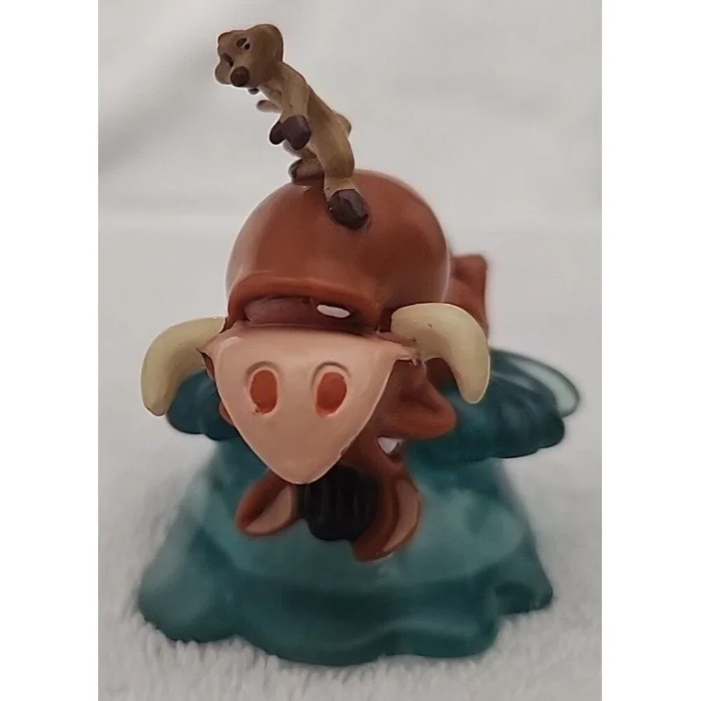 Cake Topper Lion King Timon & Pumbaa Wave PVC Figure Applause Decopac Disney VTG